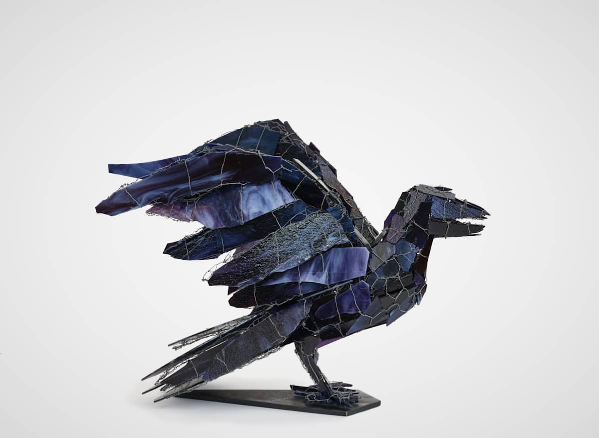 Purple Mist Raven by Joan Danziger 