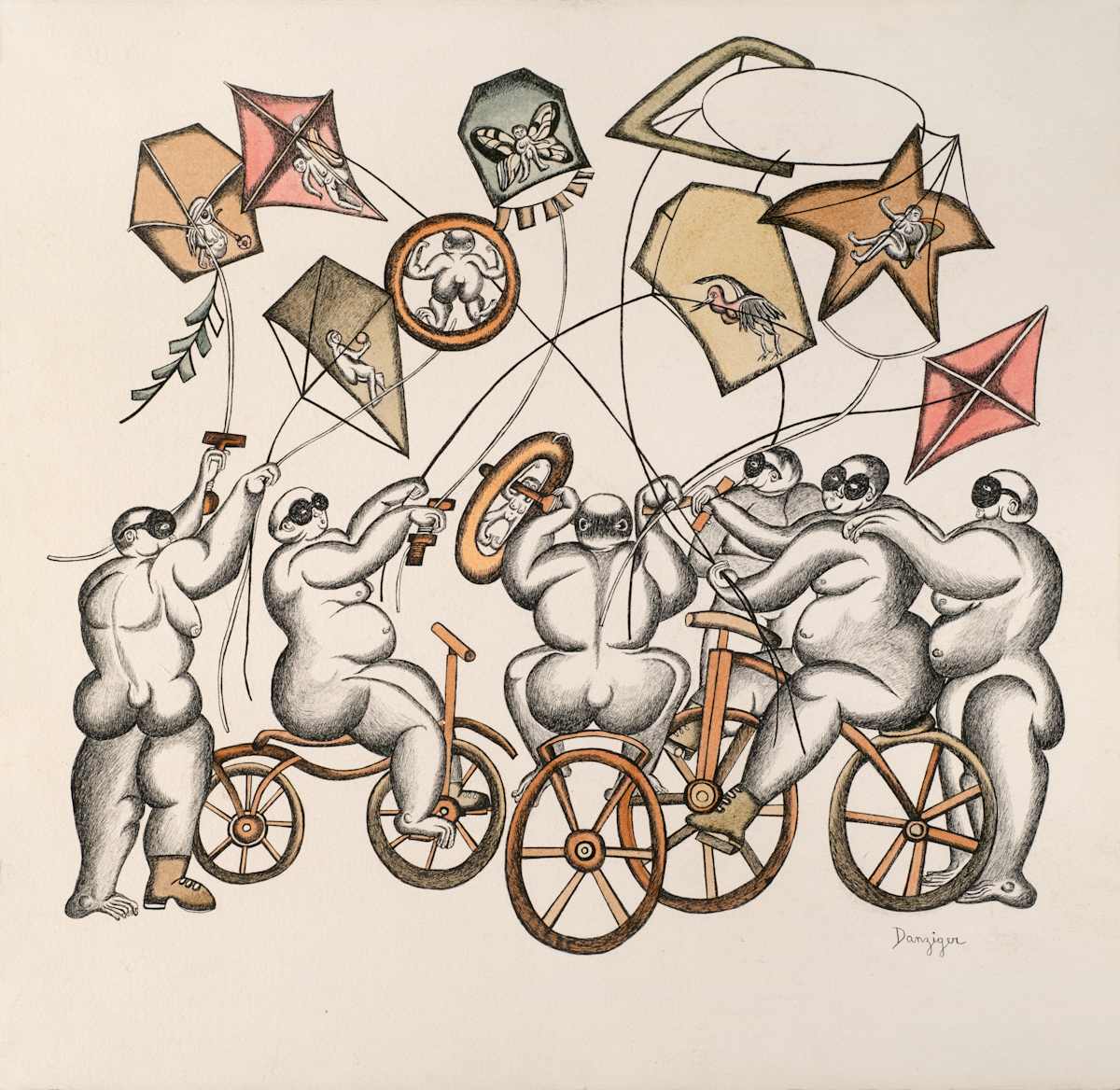 Bicycle Riders by Joan Danziger 