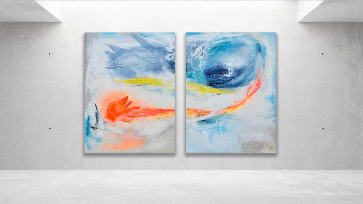 Changing Perspectives (Diptych) by Susanne Herbold 