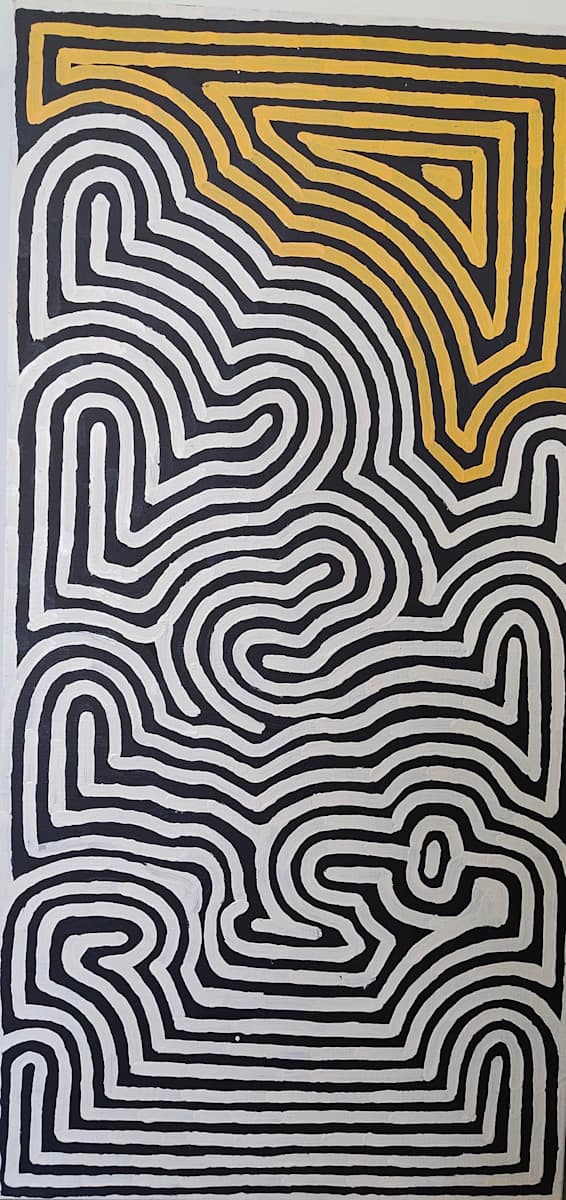 Water Dreaming by Aubrey Tjangala, Image 1.