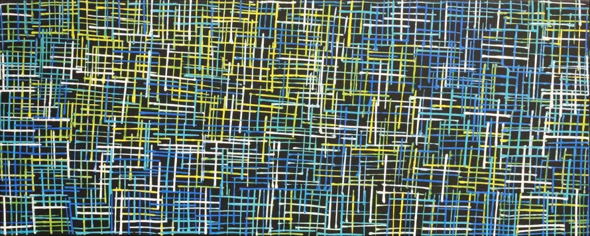 Karpi- Water Dreaming by Gary Wilson Reid Tjampitjinpa, Image 1.