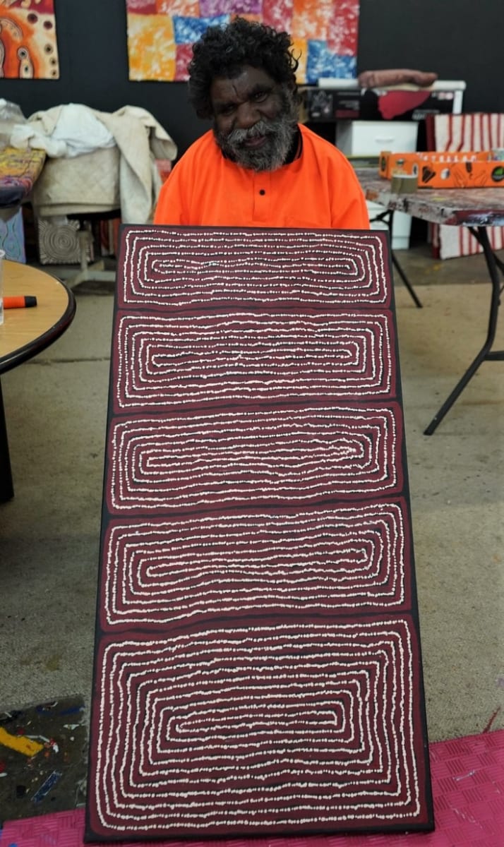 Tingari Cycle by Thomas Tjapaltjarri 