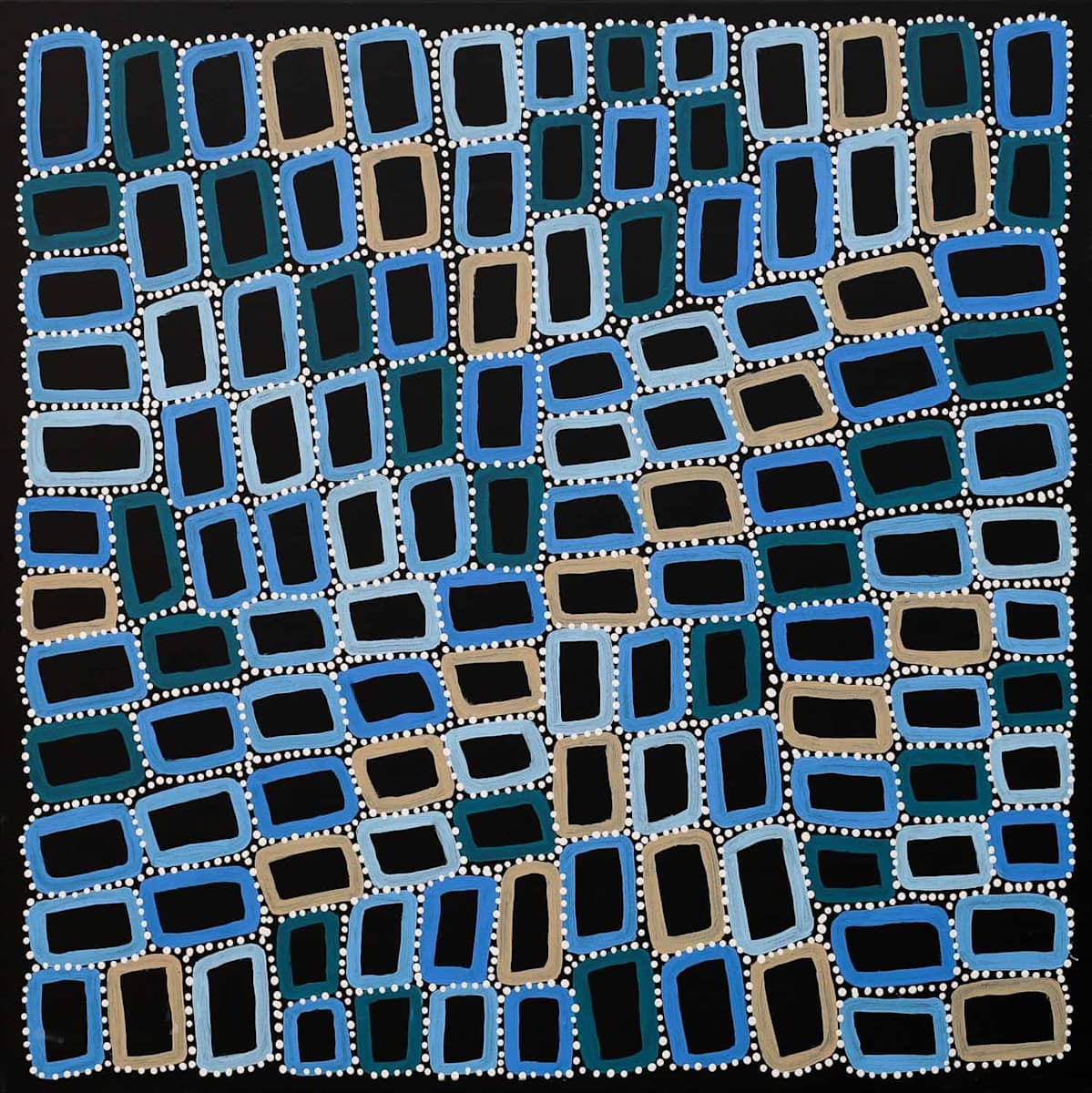 Tingari Cycle (copy) by Walala Tjapaltjarri, Image 1.