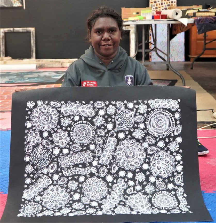 Sans titre by Belinda Golder Kngwarreye 