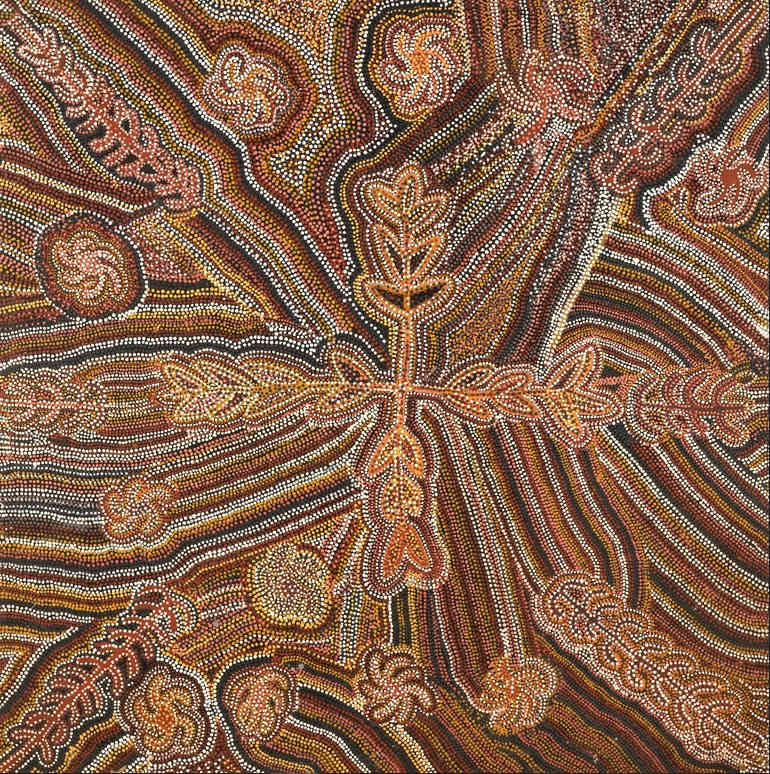 Sana titre by Rosebud Kngwarreye 
