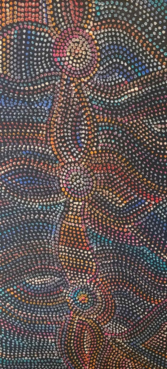 Bush Yam Seeds by Joy Purvis Petyarre, Image 1.