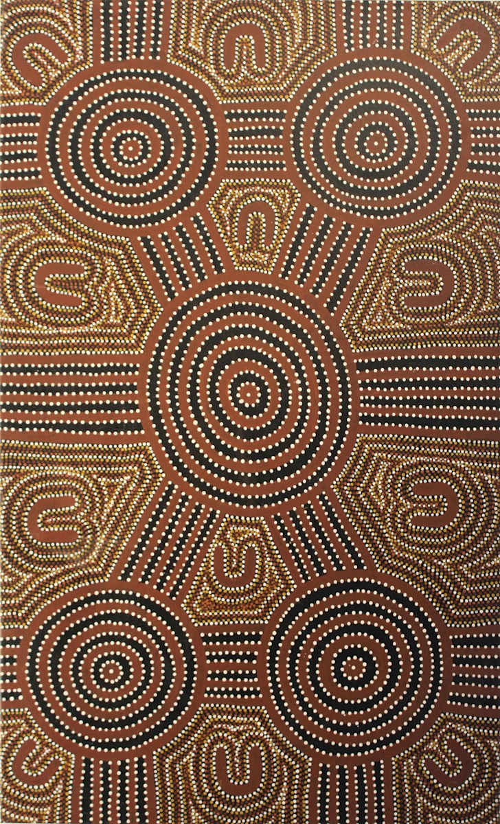 Sana titre by Johnny Jones Kngwarreye 