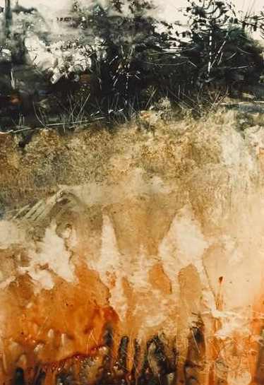 Spirit Dance at Wonderland Lake by Steve Griggs Watercolor 