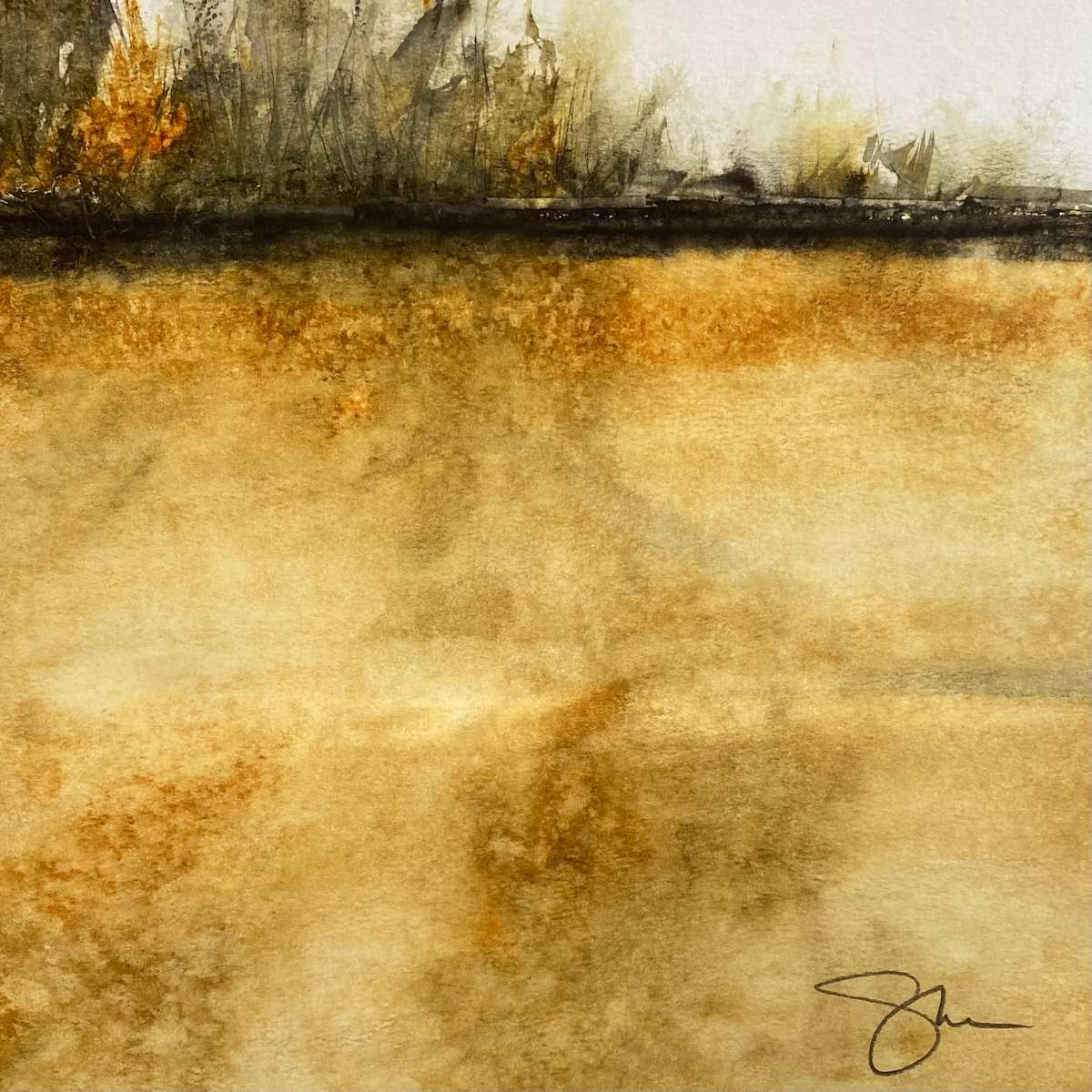 Golden Glory by Steve Griggs Watercolor 