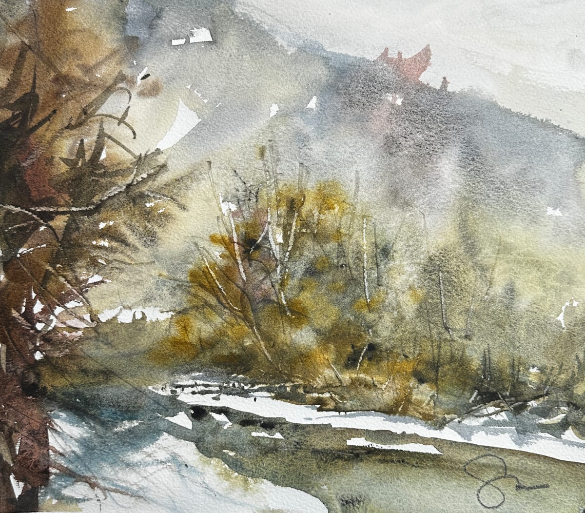 Ordinary Trust by Steve Griggs Watercolor, Image 1.