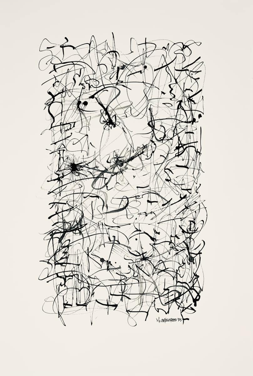 Jazz #3 by Mo Gerngross  Image: Jazz #3, Ink on Paper