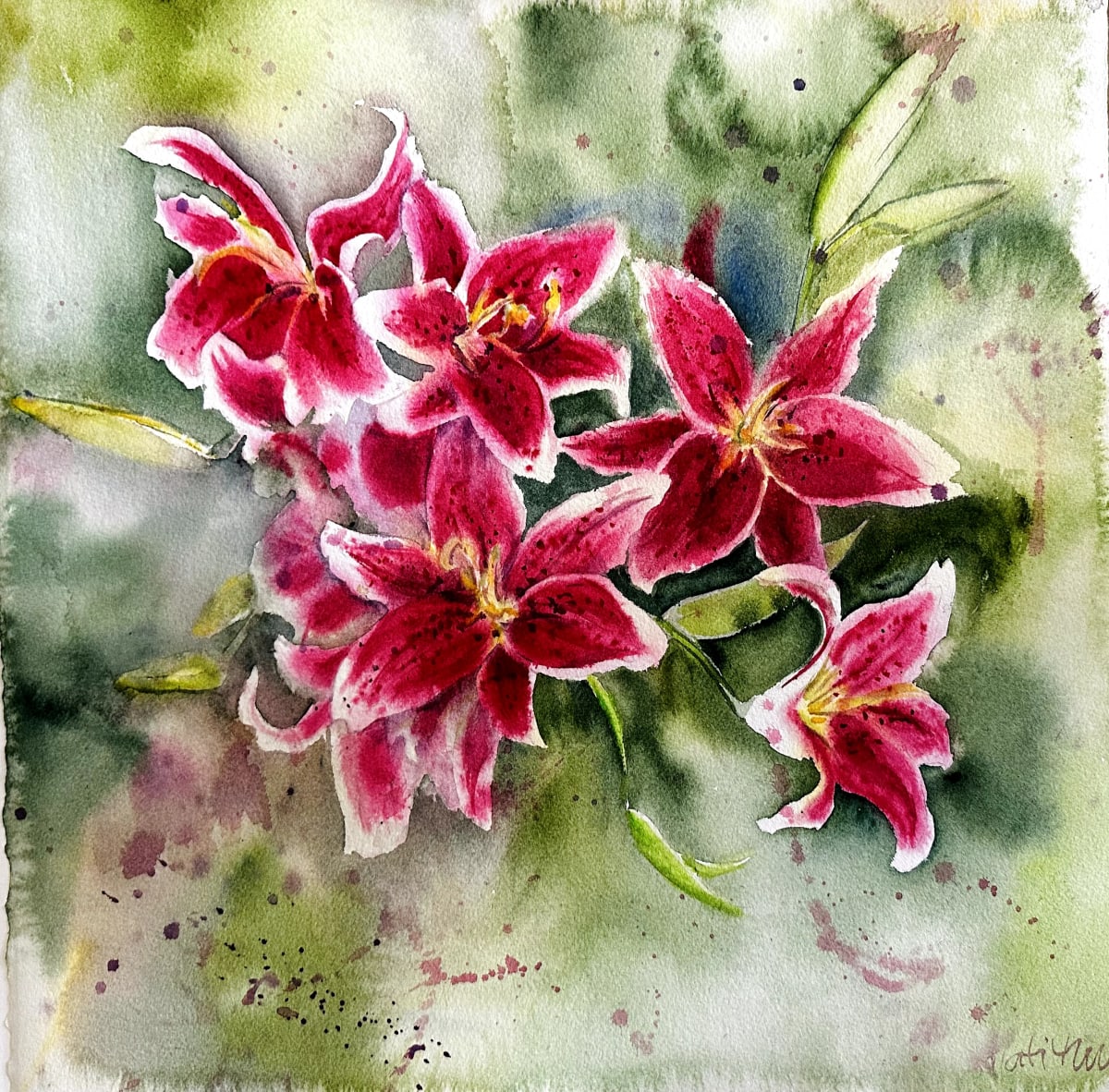 Festive lilies by Tati Tung  Image: Tati Tung