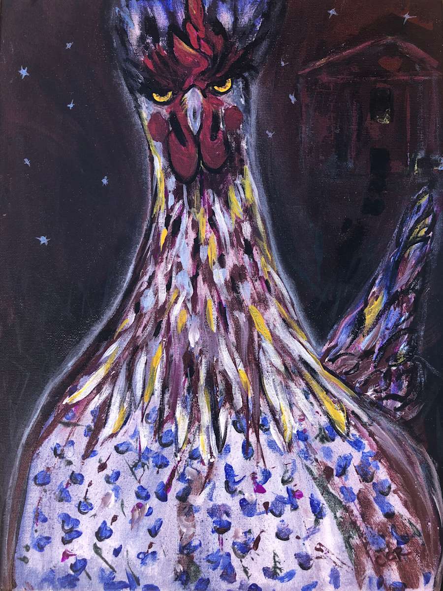 In the Henhouse: Is it Breakfast Time Yet? by Carol Rivas | Artwork Archive