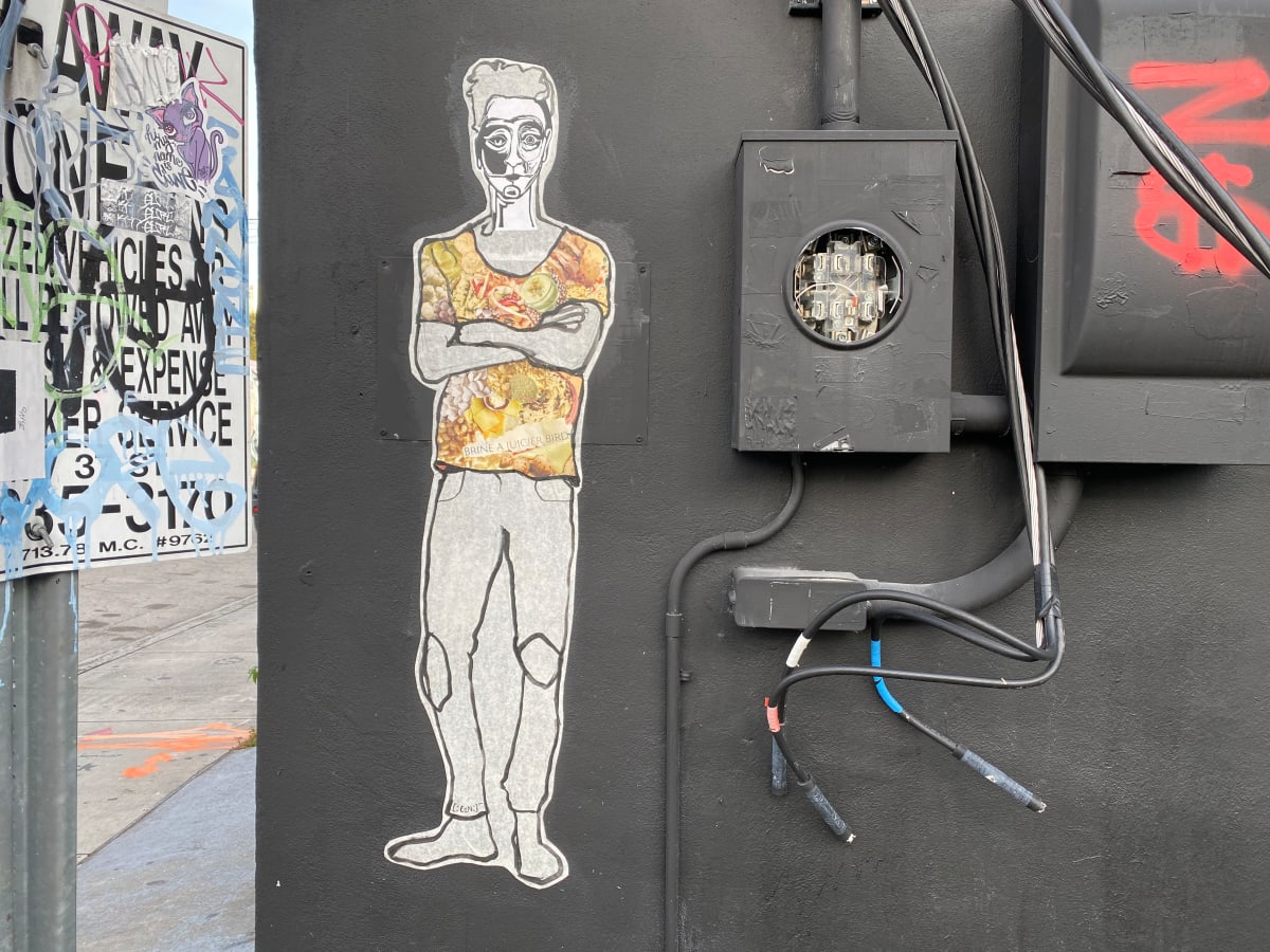 Yellow Shirt - Wynwood District, Miami by Cynthia Wagner 