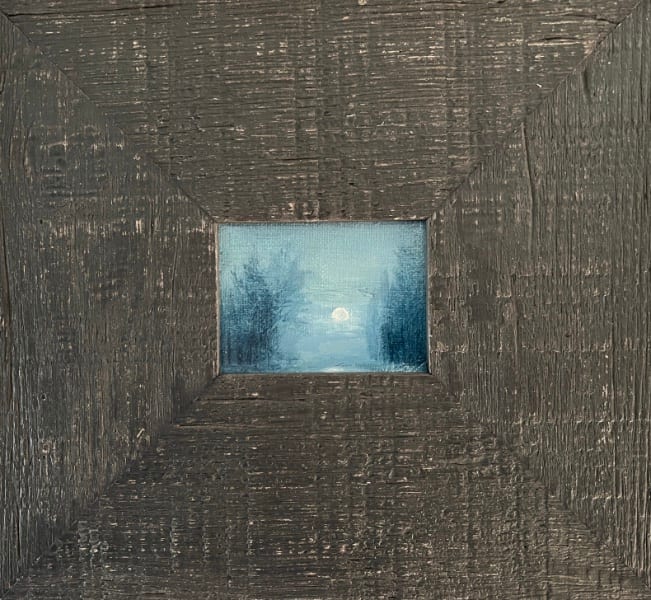 Blue Moonrise by Jeanne Levasseur 