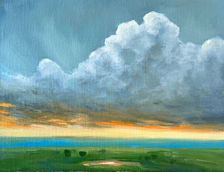 Evening Radiance by Jeanne Levasseur 
