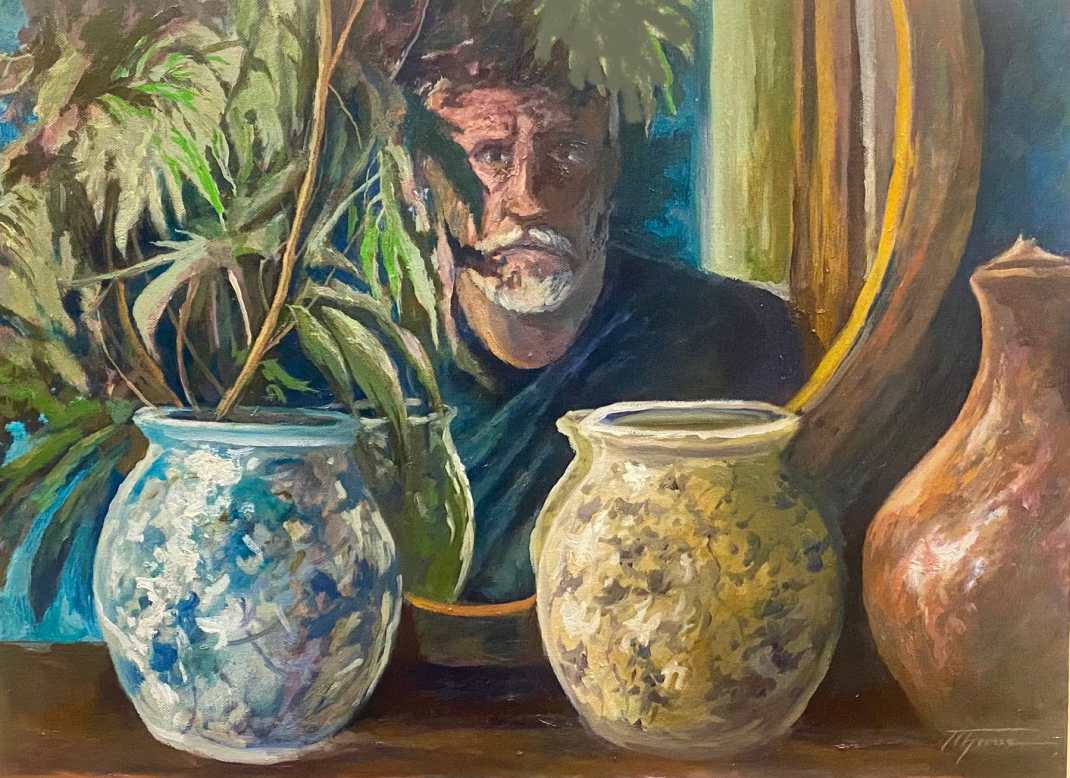 Rural Portrait ( CMYK Glazing ) by Trevor Thomas Fine Arts 