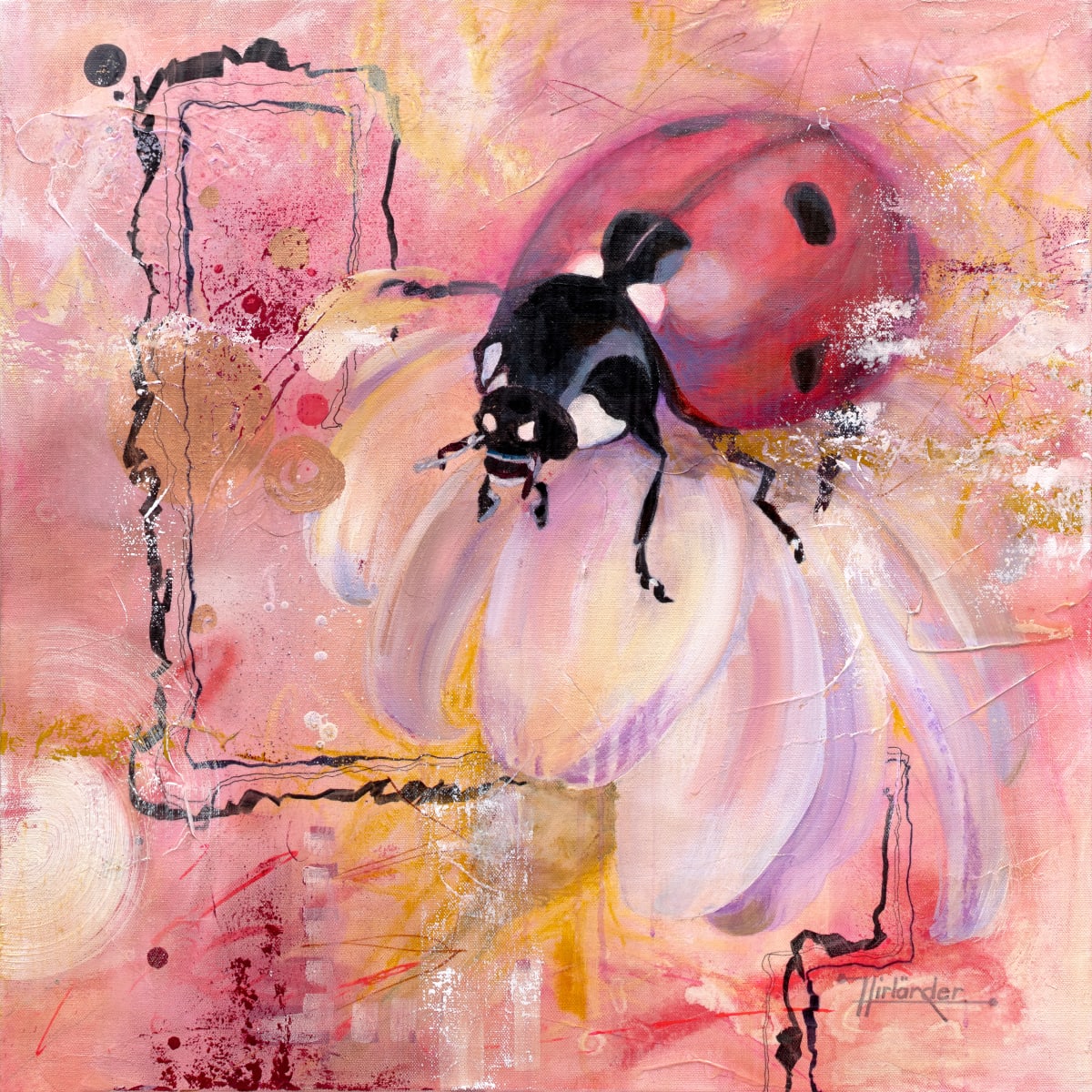 Ladybug by Ursula Hirländer 