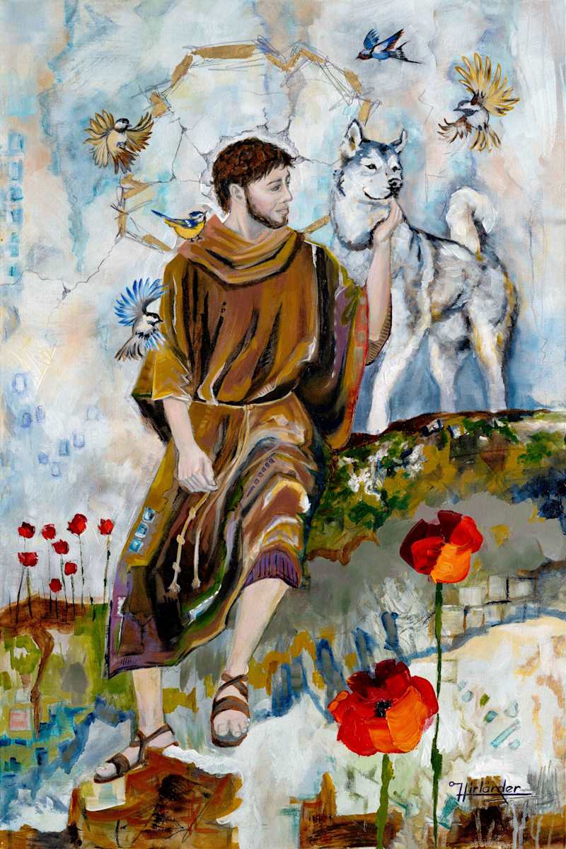 Francis of Assisi by Ursula Hirländer 