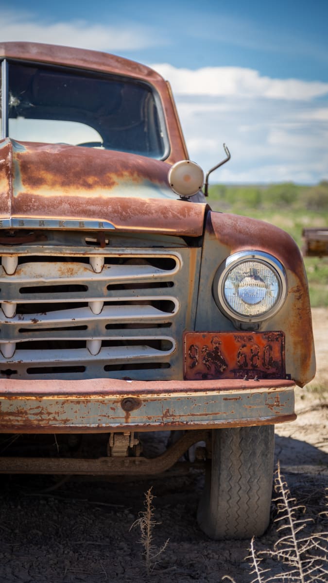 Rusted Studebaker Truck by Denise Hawkins 