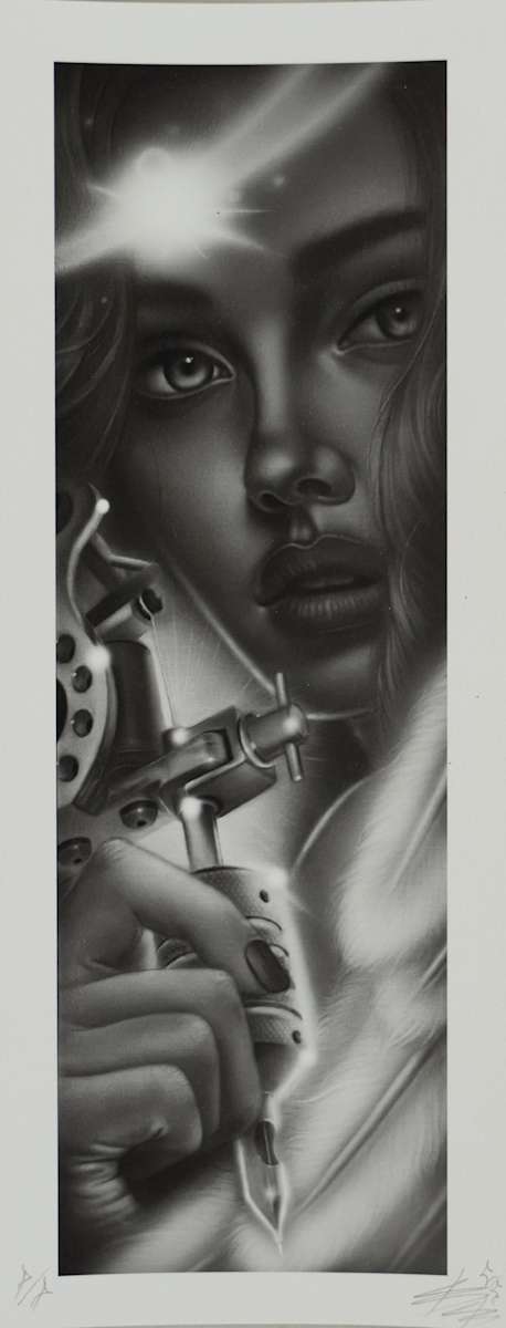 Girl Tattoo Machine by Rich Rose, Image 1.