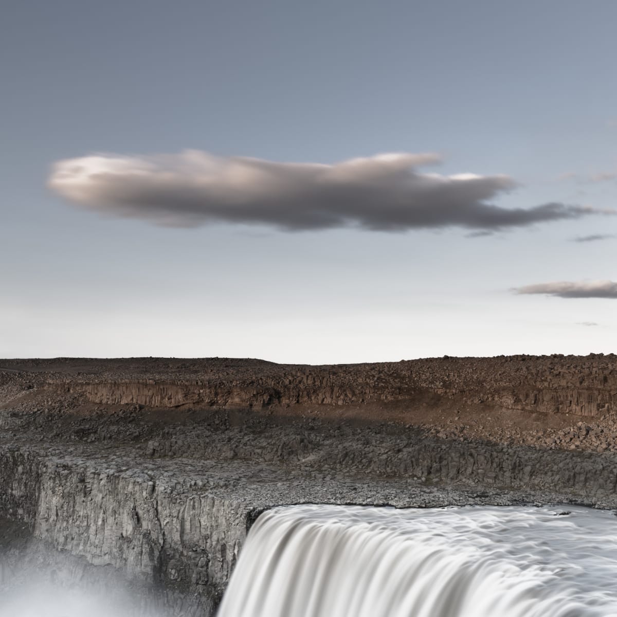 Suspended by Vera Conley  Image: Gullfoss, Europe's tallest waterfall in Iceland -- an unexpected composition.