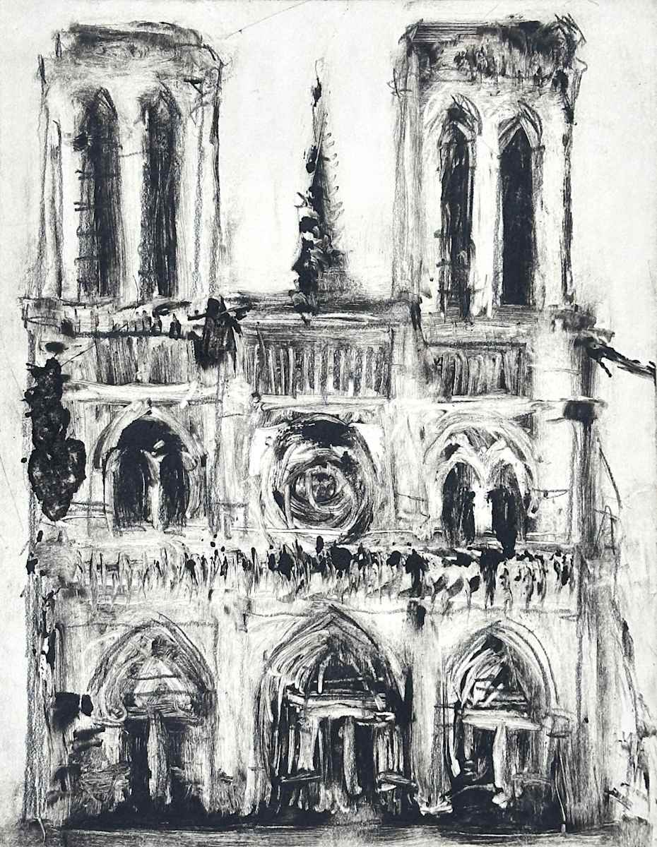 Notre-Dame de Paris, 1/2 by Annie Shaver-Crandell, Image 1.