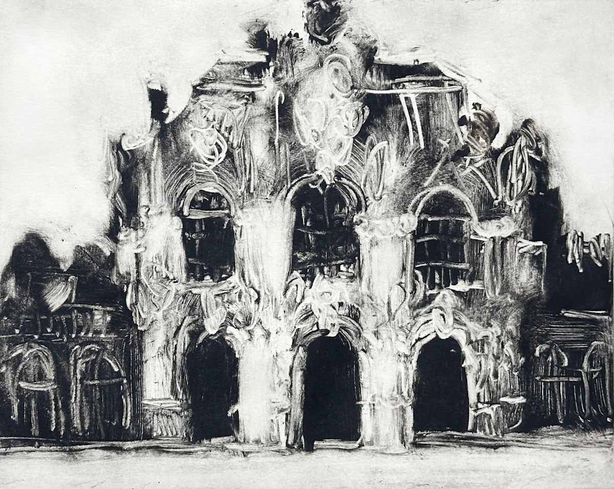 Wall Pavilion, The Zwinger, Dresden, 1/2 by Annie Shaver-Crandell, Image 1.