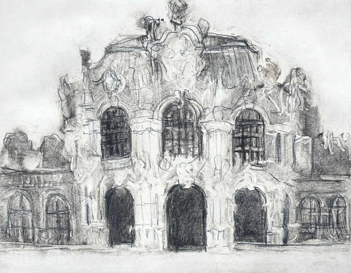 Wall Pavilion, The Zwinger, Dresden, 2/2 by Annie Shaver-Crandell, Image 1.