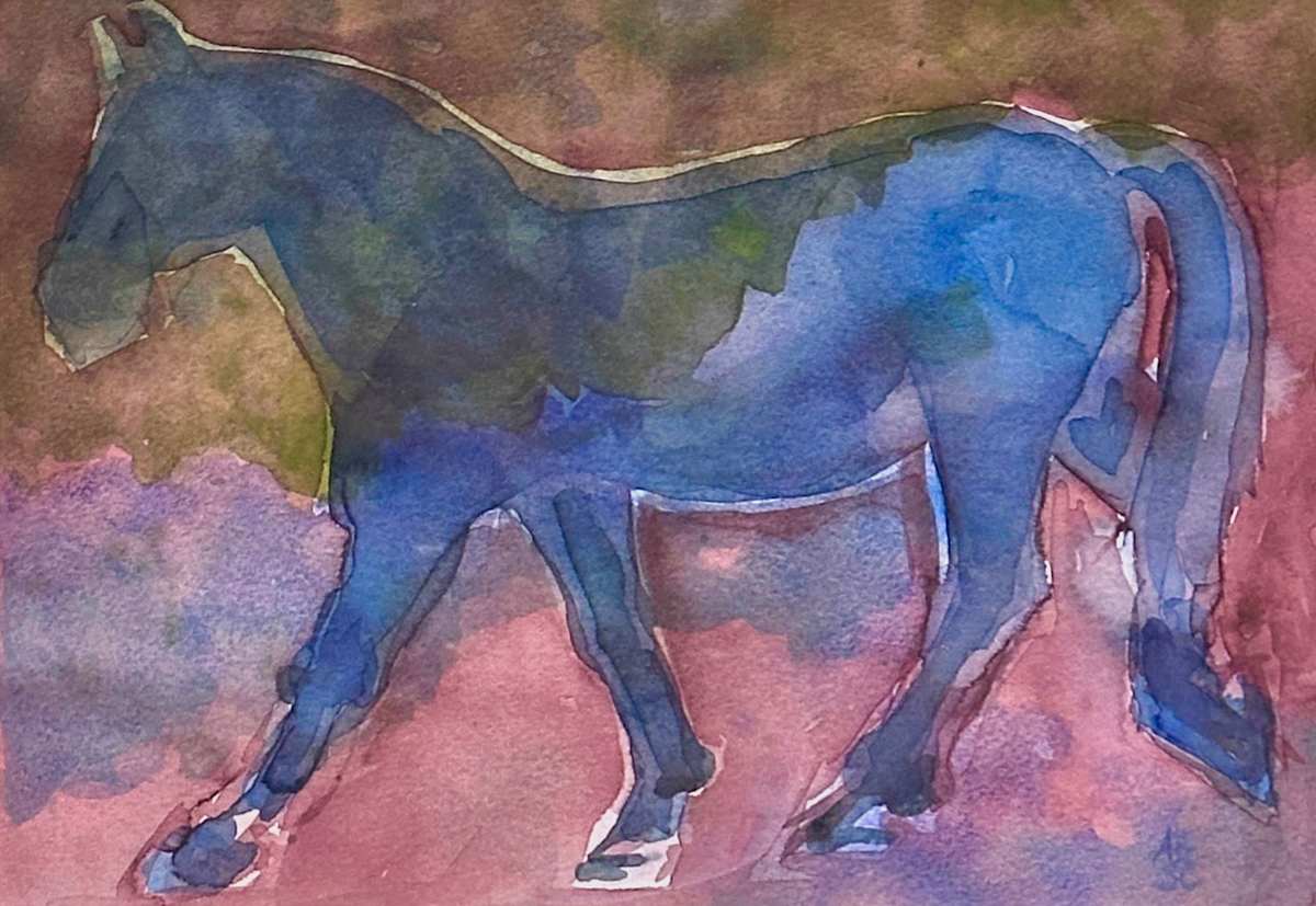 Horse of a Different Color (Lascaux) by Annie Shaver-Crandell, Image 2.