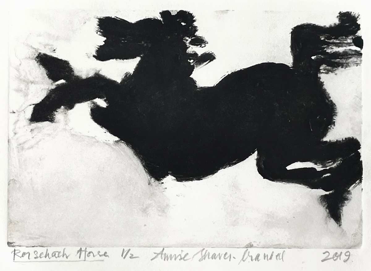 Rorschach Horse, 1/2 by Annie Shaver-Crandell, Image 1.