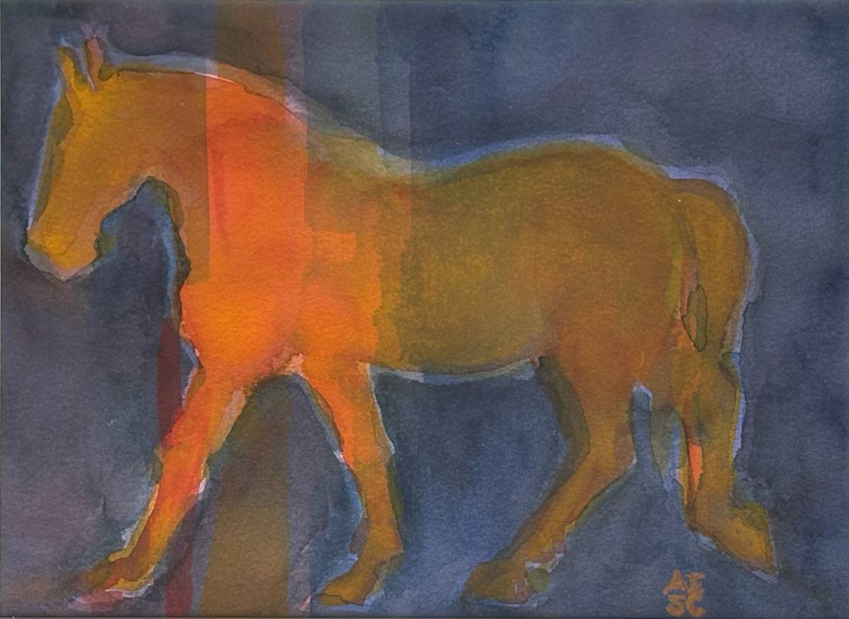 Horse of a Different Color (Orange) by Annie Shaver-Crandell, Image 2.