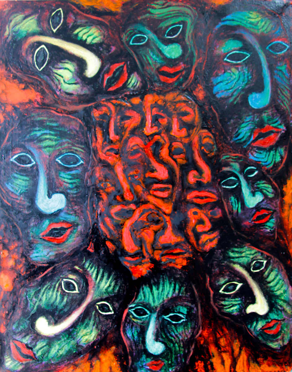 Human Masks by Gültekin Bilge, Image 1.