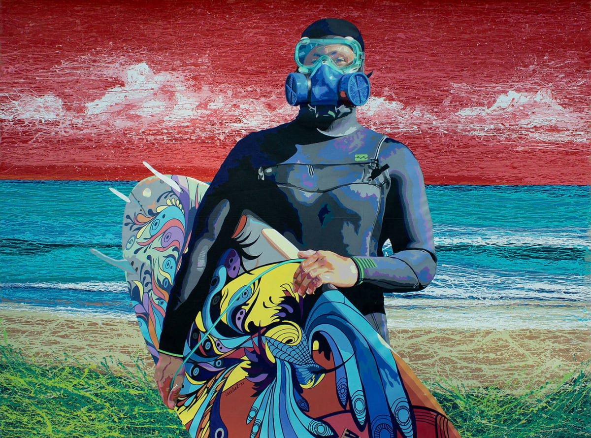 Surfer: Red Alert by Julia iSABEL, Image 1.