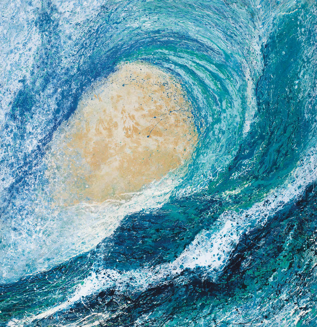 Great Wave: Non-Plastic Ocean by Julia iSABEL, Image 2.