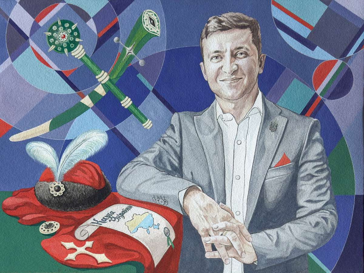 President Zelenskyi by Julia iSABEL, Image 1.