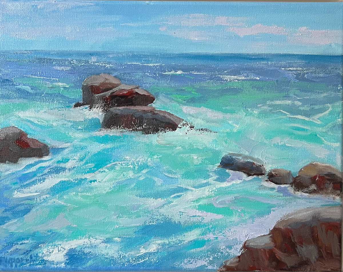 Turquoise Sea by Jean Rupprecht 