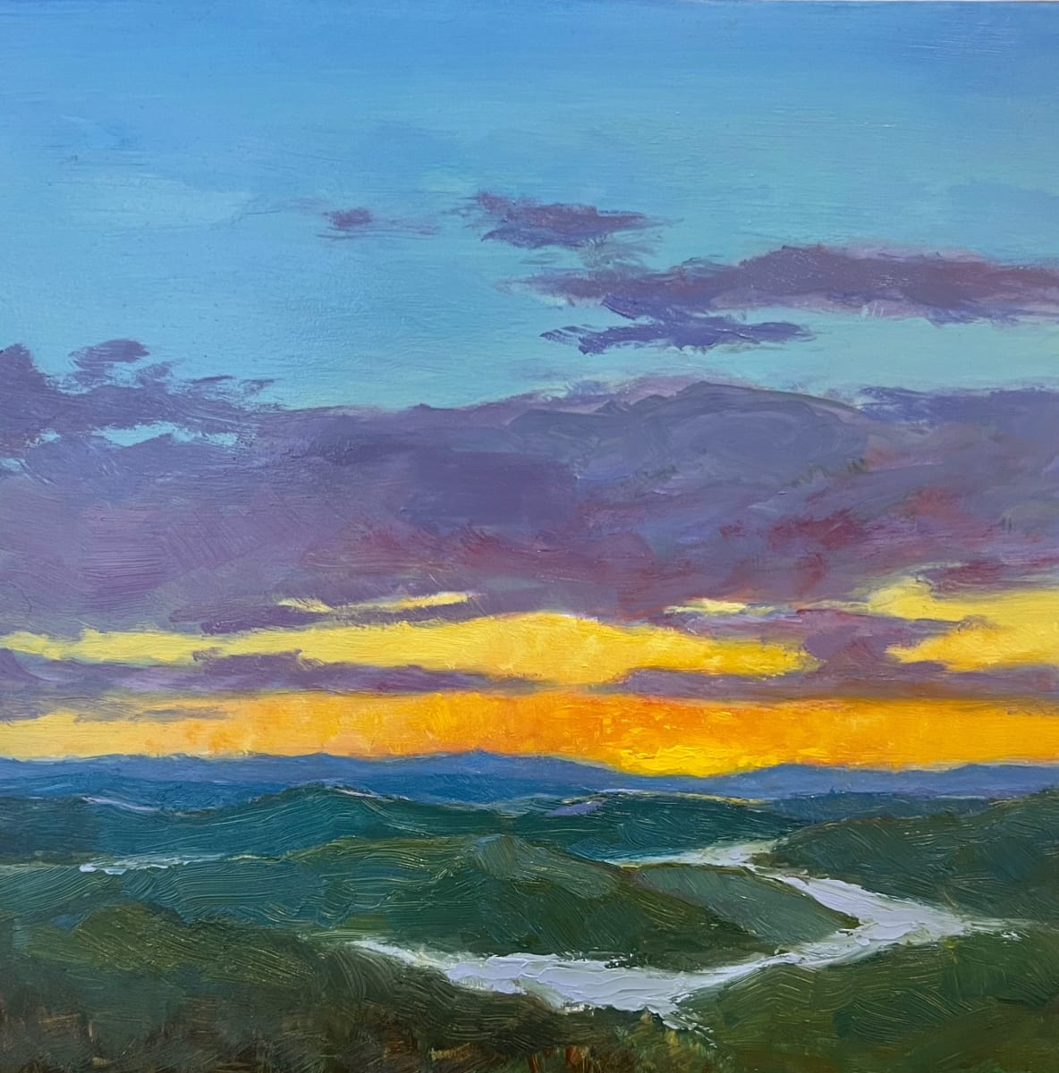 Misty Blue Ridge (Mist Rising) by Jean Rupprecht 