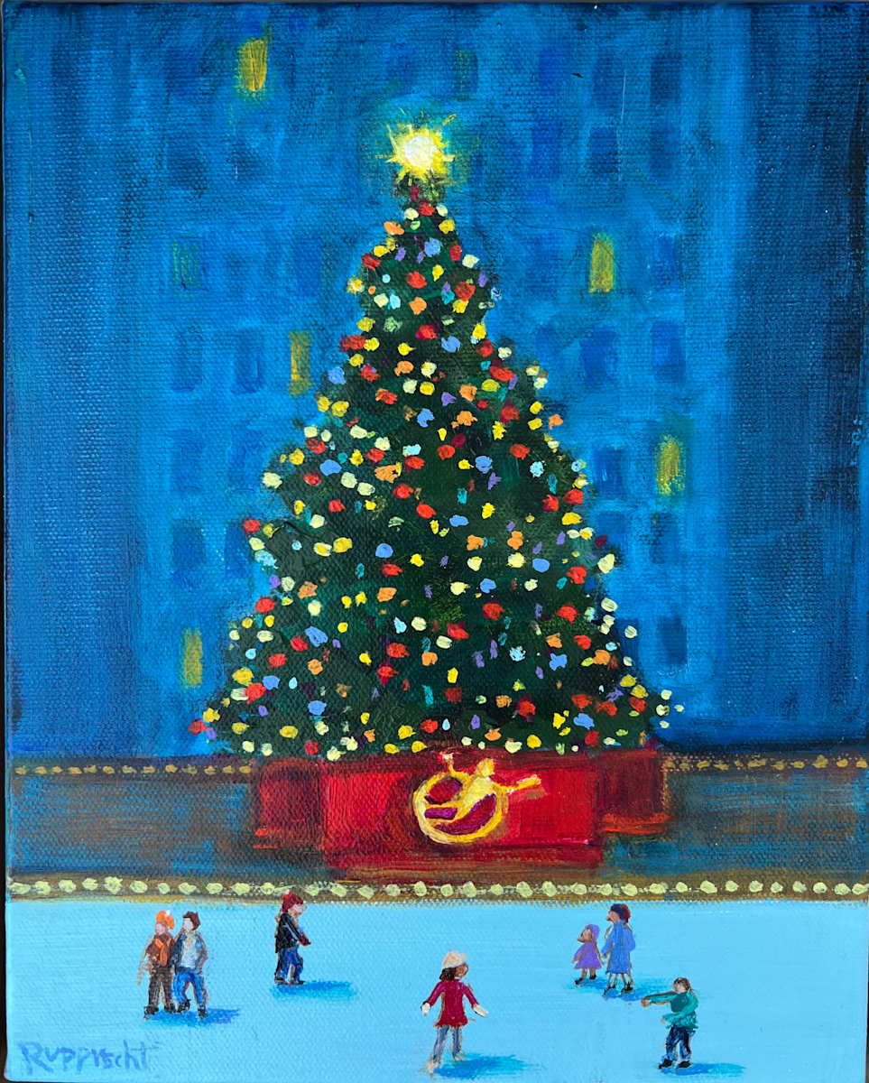 Ice Skaters by Jean Rupprecht 