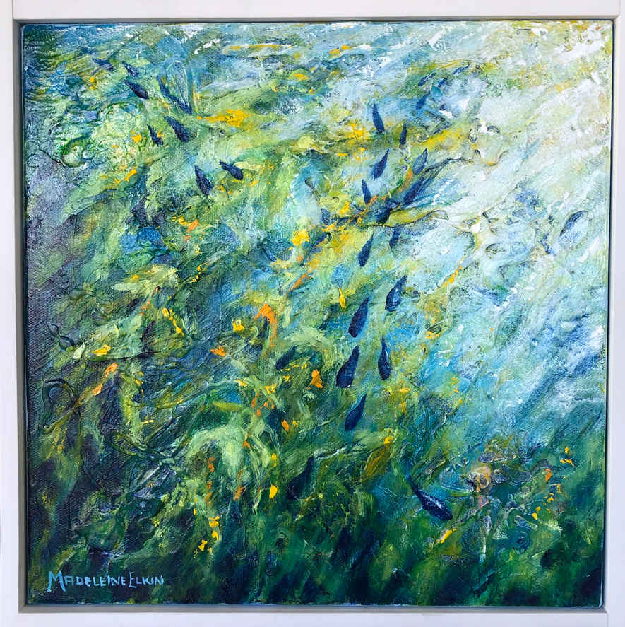 Heading to the Deep - Triptych Mini Me's (part a) by Madeleine Elkin 