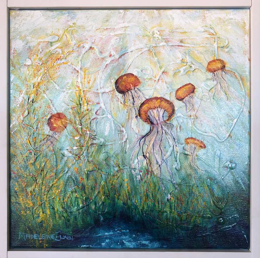 Bobbing Along - Triptych Mini Me's (part b) by Madeleine Elkin 