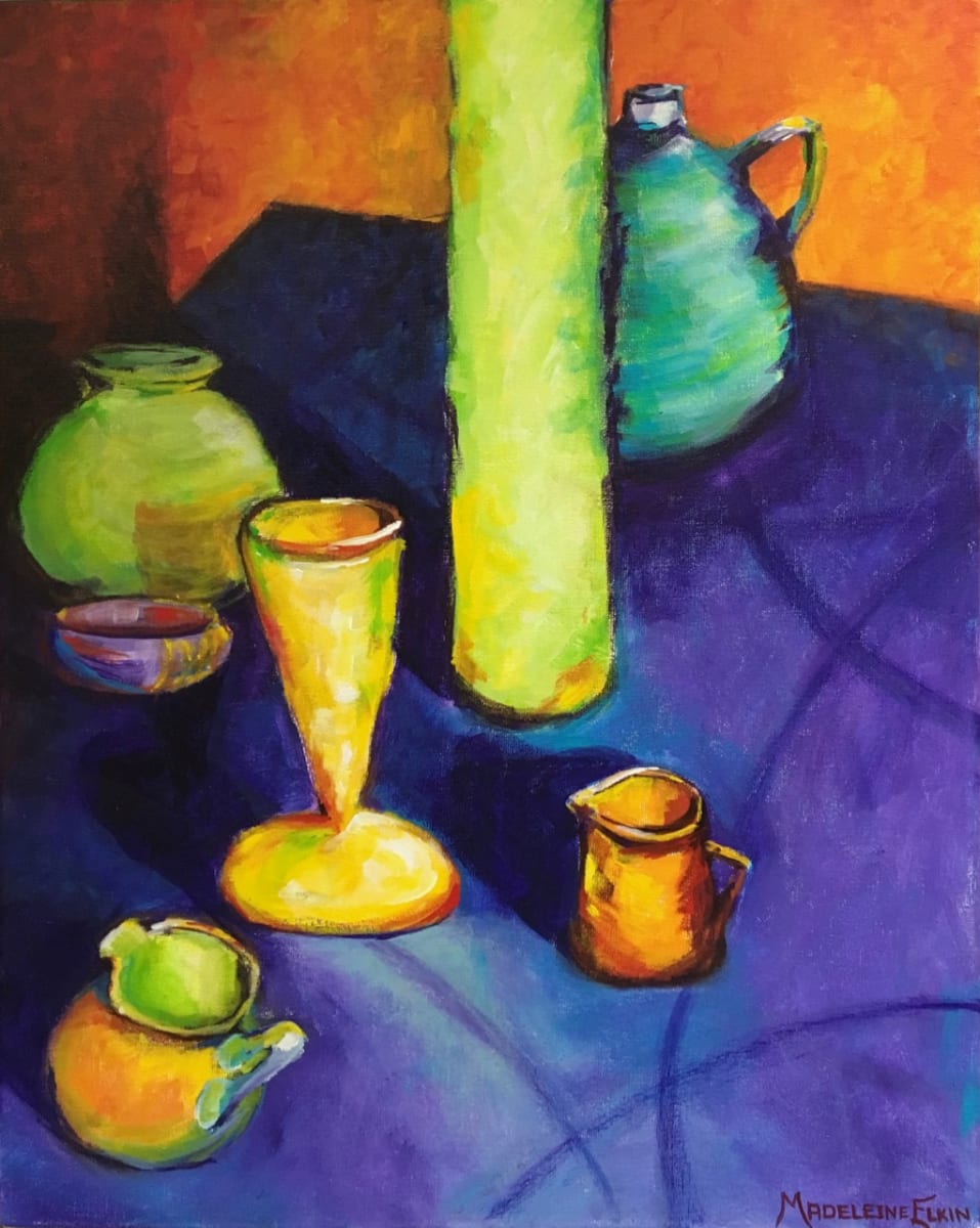 Pots Ablaze II by Madeleine Elkin 