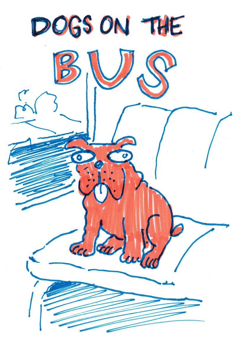 Dogs on the Bus (zine) by Rhys Nguyen 