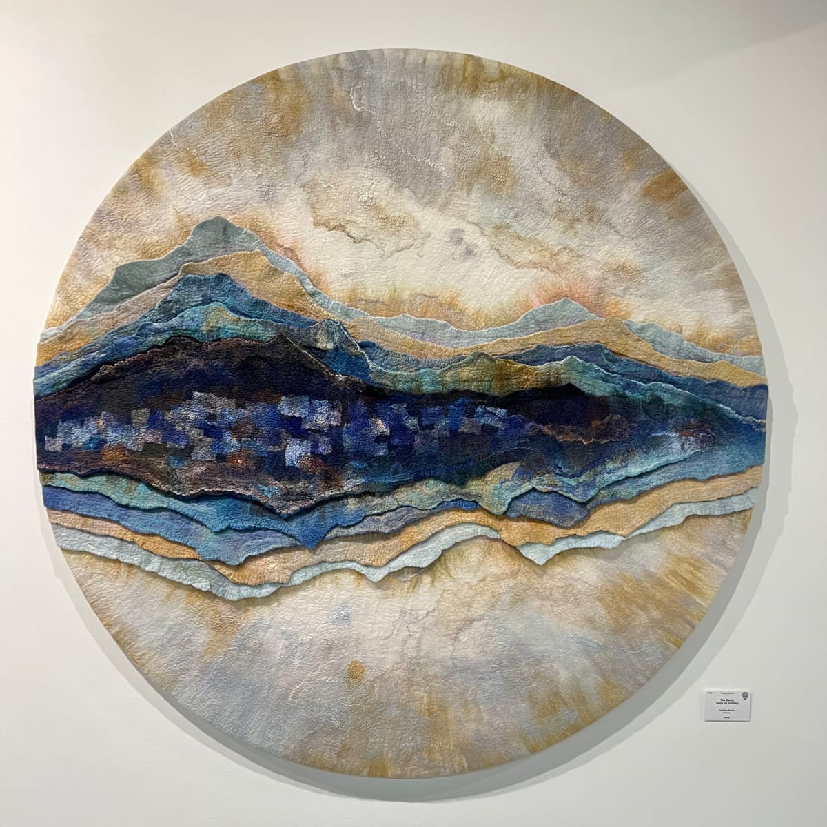 The Earth, hung on nothing by Caroline Burton  Image: The Earth, hung on nothing