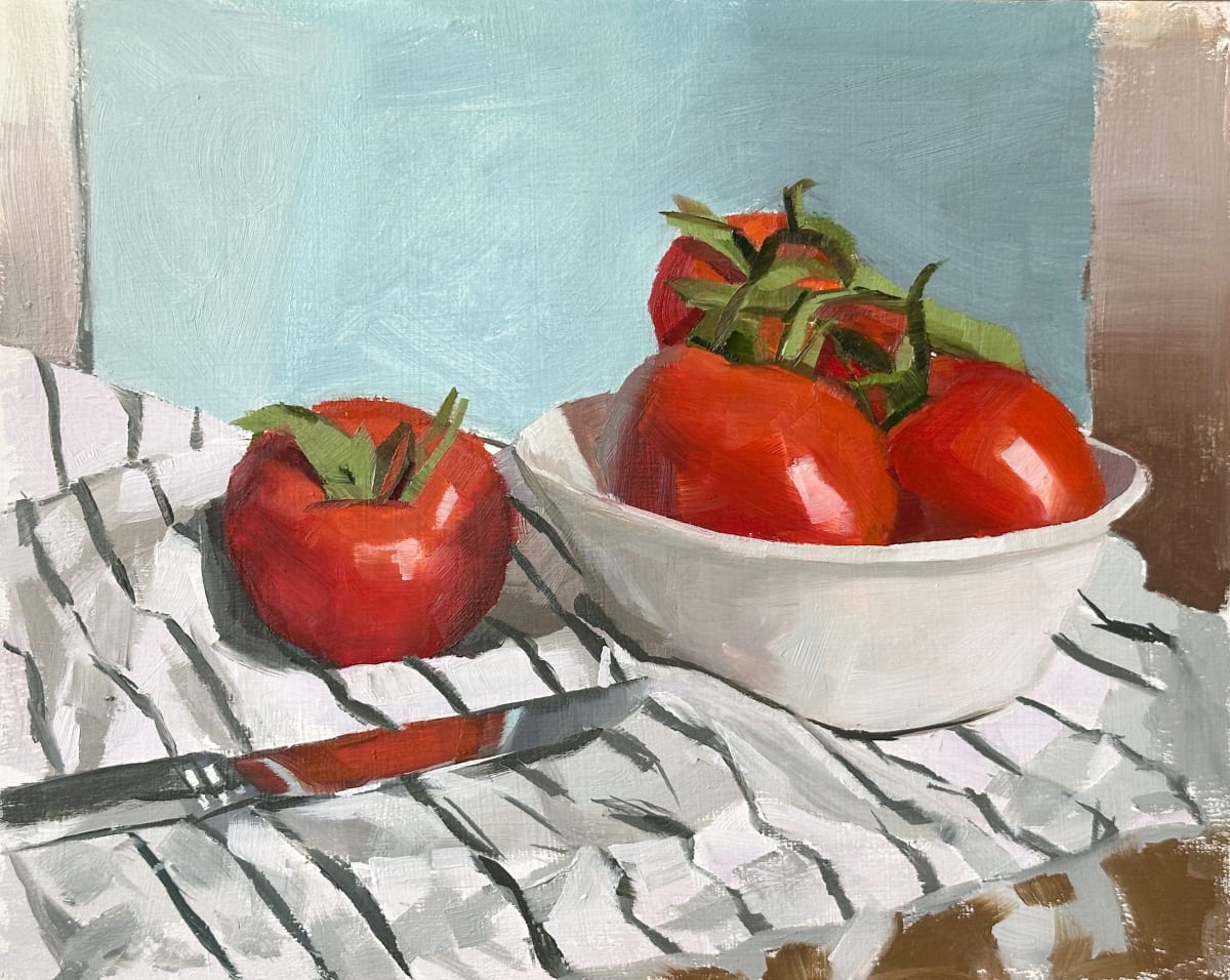 Still Life with Tomatoes by Maria Daas 