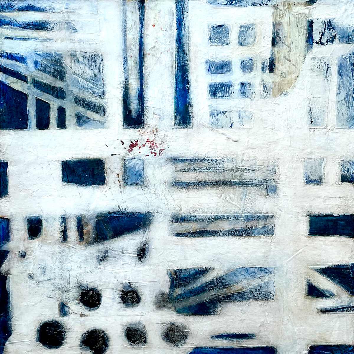 Blue City Lights by Benita Neubauer 