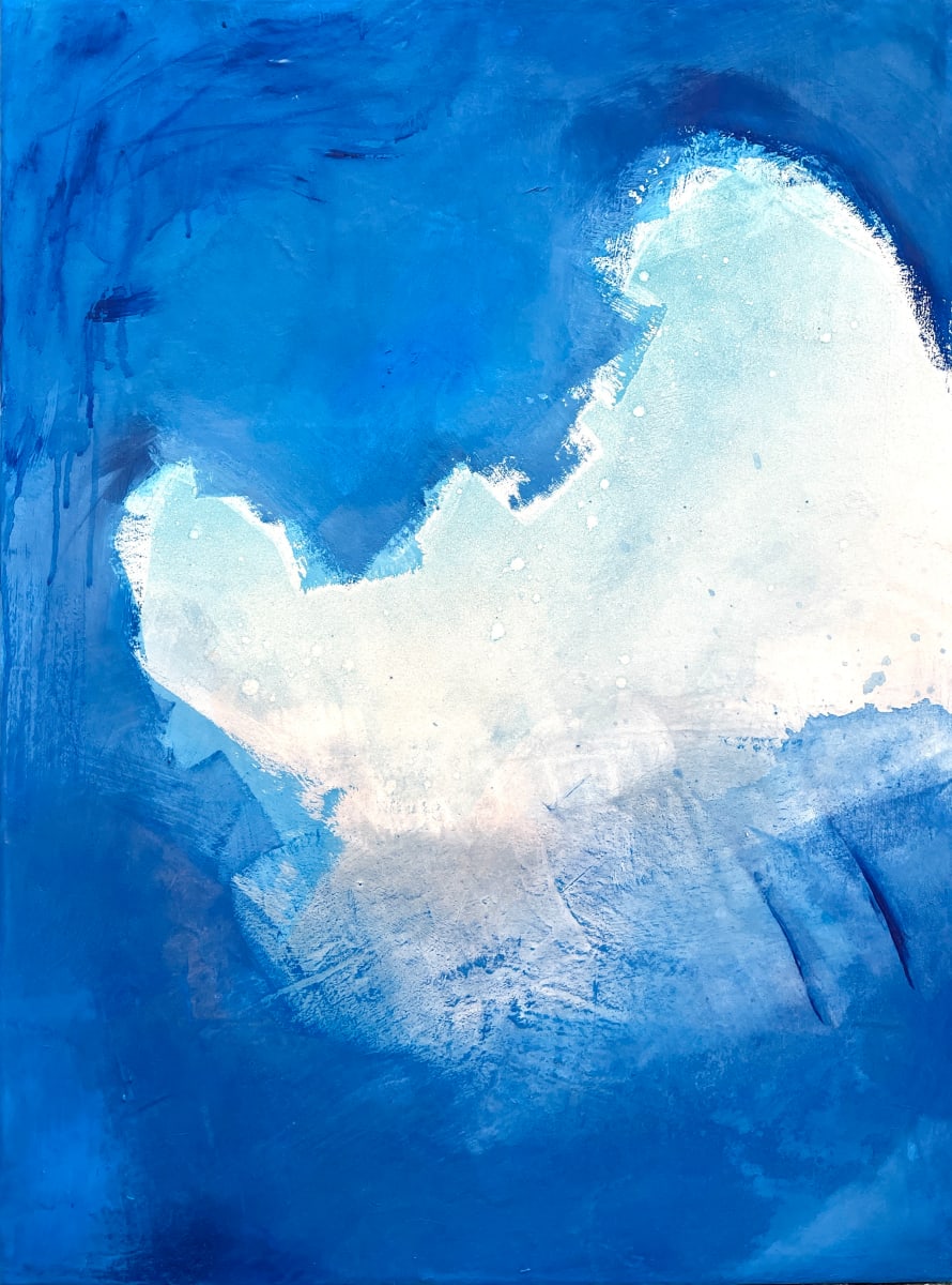Die Friedenstaube erhebt sich in die Lüfte by Benita Neubauer 