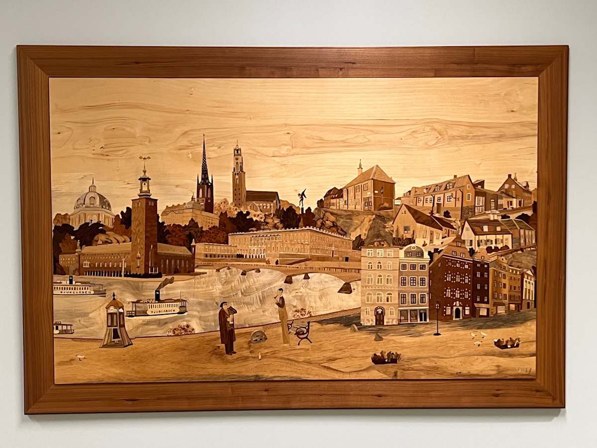 Stockholmscollage by Anita Jany von Battaszek 