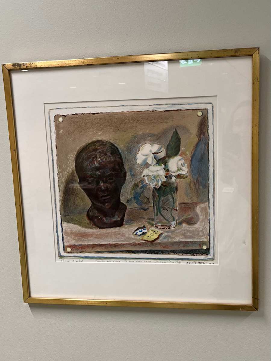 Osouf och rosor by Nils (Nisse) Zetterberg 