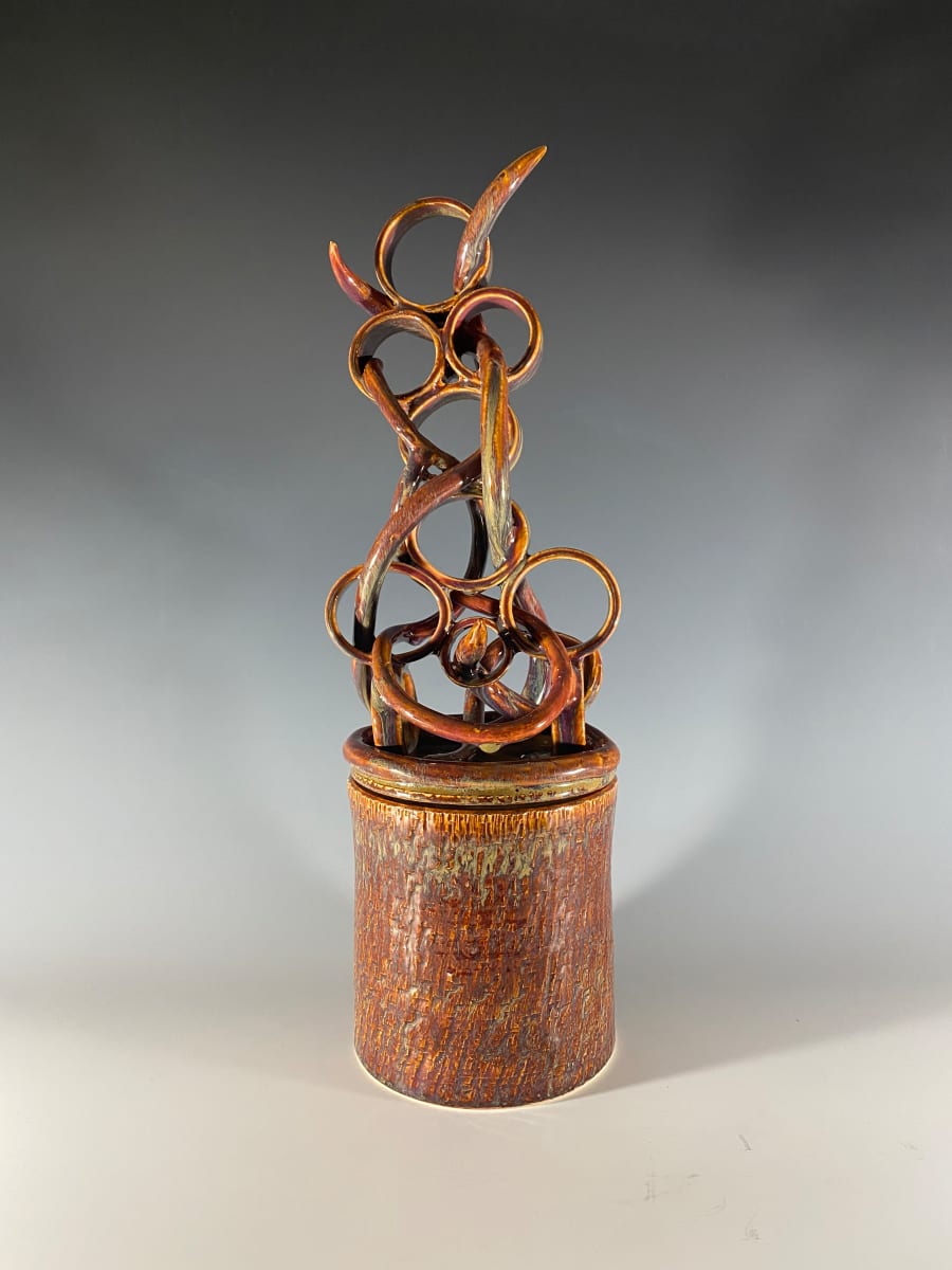 Masculine Jar by Lenie Caston-Miller, Image 1.